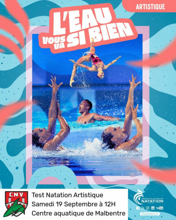 Nouvelle saison 2026/2027 Test Natation Artistique