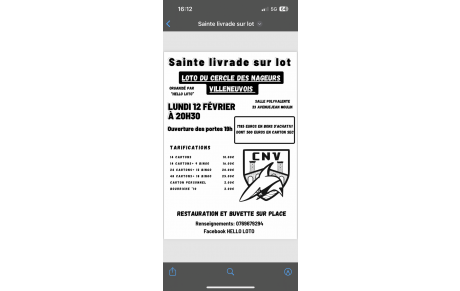 Loto du 12 février 