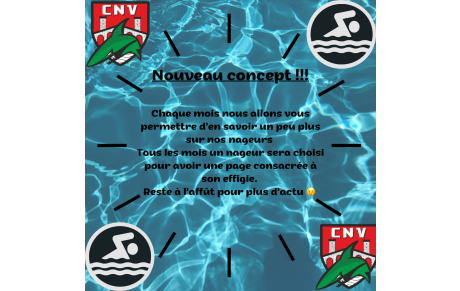 Nageur du mois 