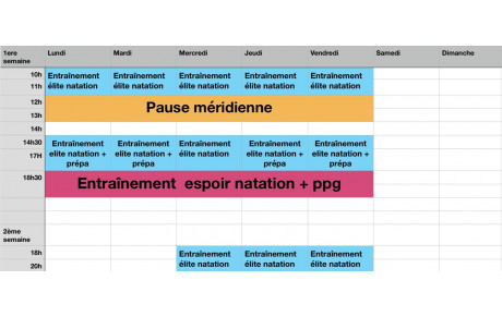 Stage de février 